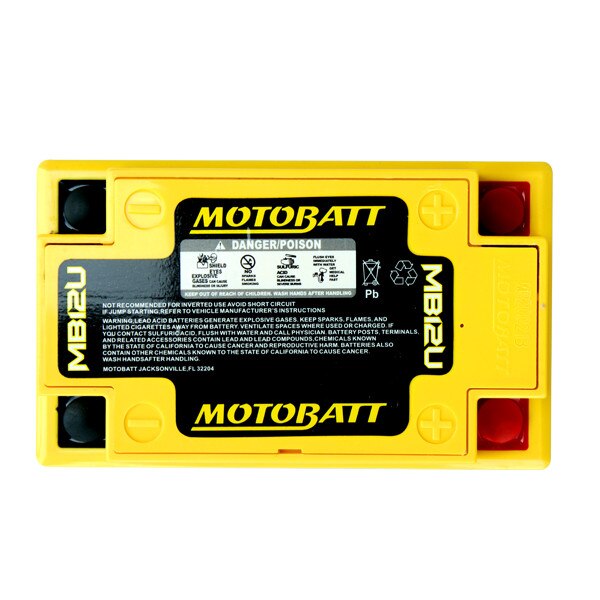 BATTERIA MOTO MOTOBATT AGM MBTX12U 12V 14AH 200A YB12BB2 YTX12BS YTX14H  BQ023