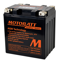 Batterie Motobatt QuadFlex AGM MB5.5U 12V 7ah 90A 12N5.5-3B