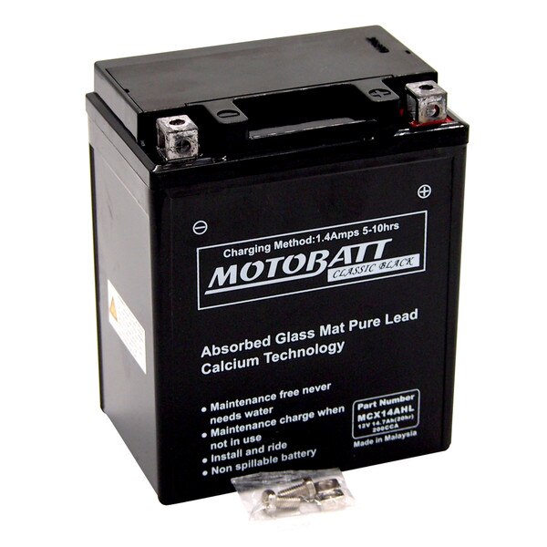 Batterie moto BOSCH FA104 AGM MF 12v 10ah 180A YTX12-BS / YTX12-4