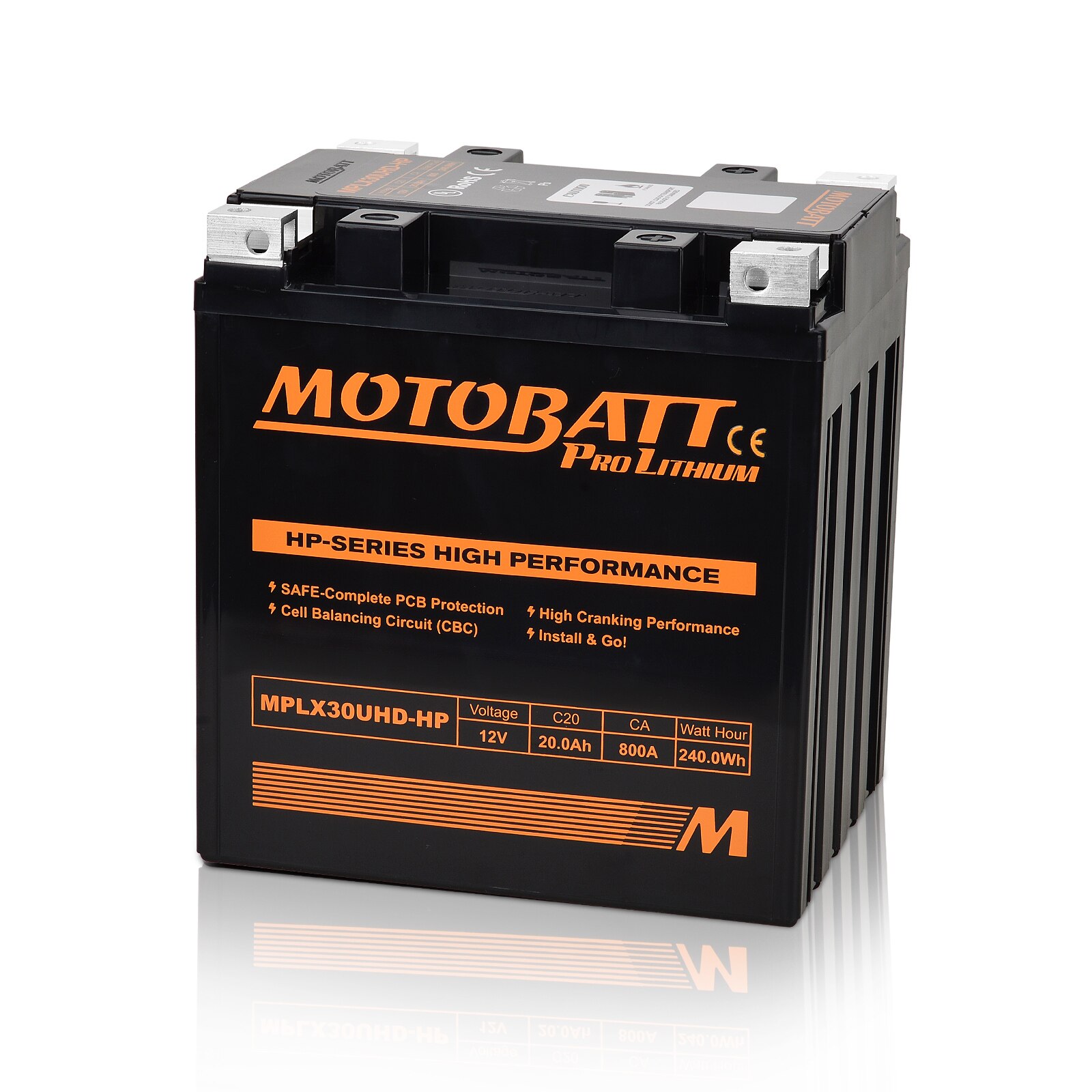 MLX30UHD-HP LifePo4 Lithium Battery-Motobatt