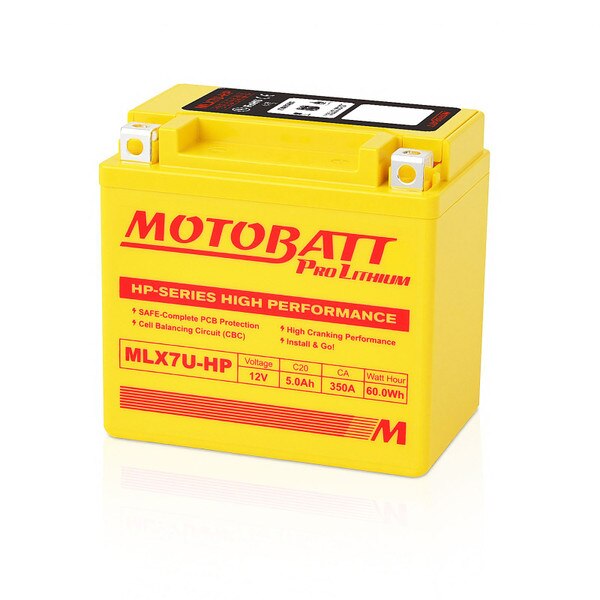 MLX7U-HP LifePo4 Lithium Battery-Motobatt